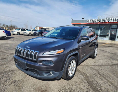 2015 Jeep Cherokee for sale at Samford Auto Sales in Riverview MI
