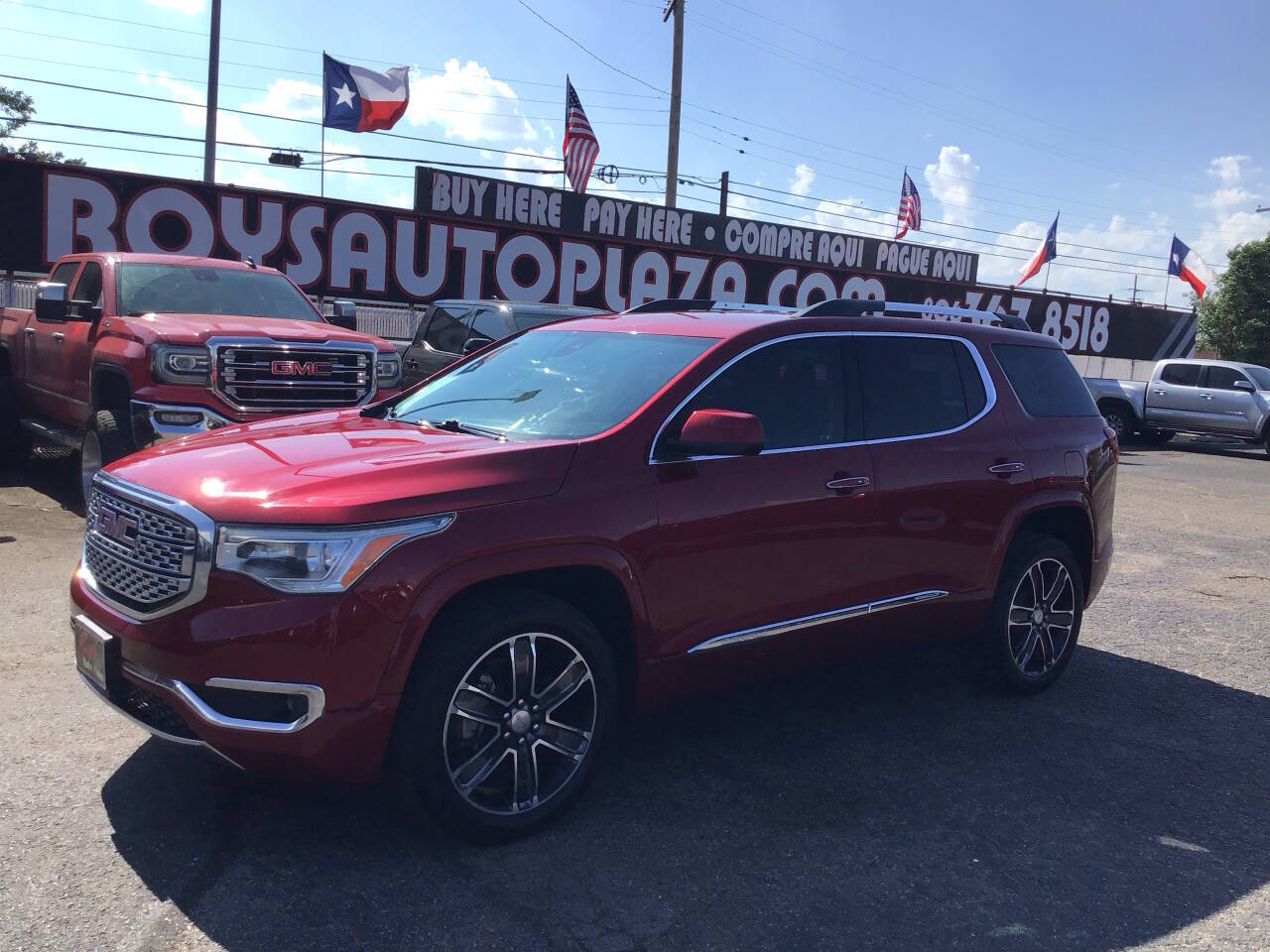 Dk. Red 2019 GMC Acadia Denali Denali 4dr SUV 2