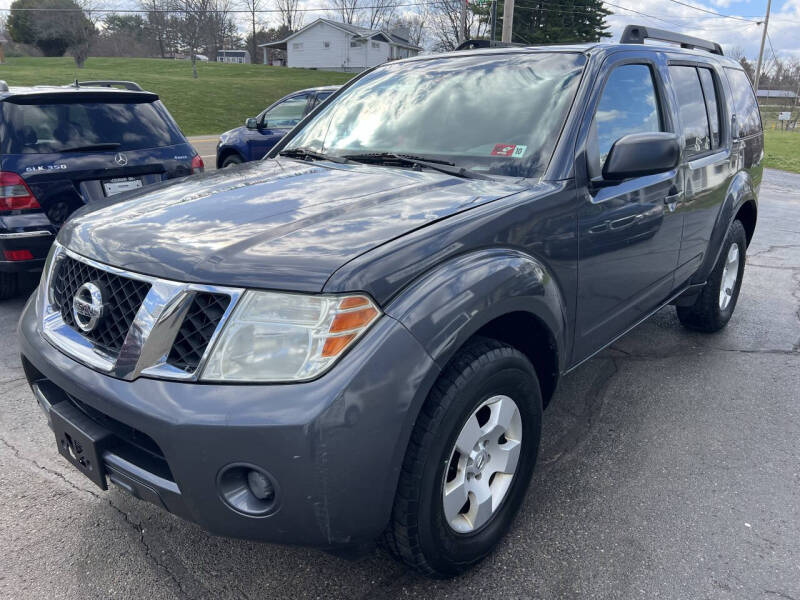 Used 2012 Nissan Pathfinder SV with VIN 5N1AR1NB8CC631457 for sale in Dillonvale, OH