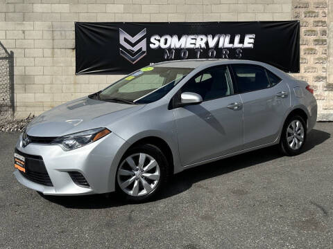 2015 Toyota Corolla for sale at Somerville Motors in Somerville MA