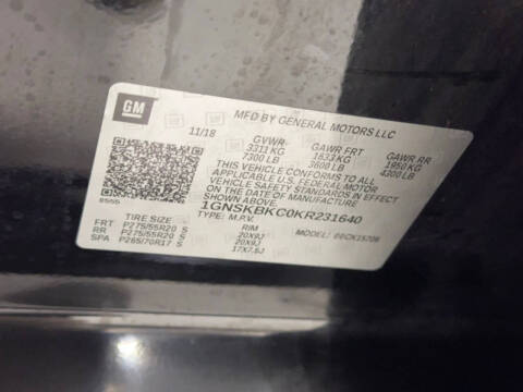 2019 Chevrolet Tahoe LT