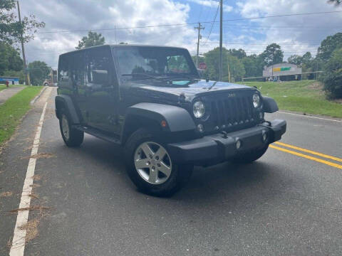 2017 Jeep Wrangler Unlimited for sale at THE AUTO FINDERS in Durham NC