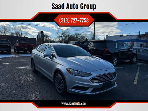 2017 Ford Fusion for sale at Saad Auto Group in Dearborn Heights MI