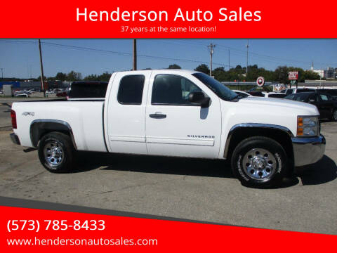 2013 Chevrolet Silverado 1500 for sale at Henderson Auto Sales in Poplar Bluff MO