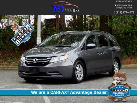 2015 Honda Odyssey for sale at Zed Motors in Raleigh NC