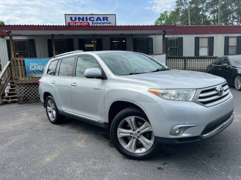 2013 Toyota Highlander for sale at Unicar Enterprise in Lexington SC