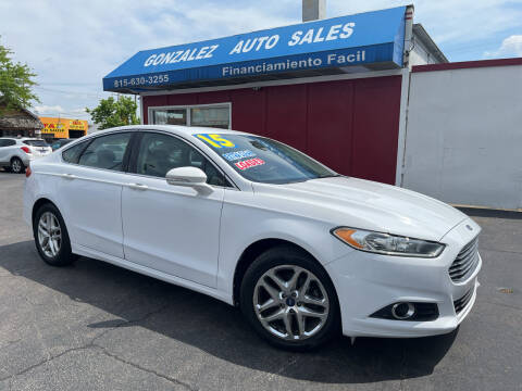 2015 Ford Fusion for sale at Gonzalez Auto Sales in Joliet IL