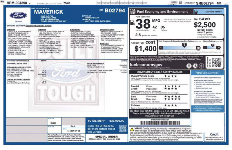 2025 Ford Maverick XLT