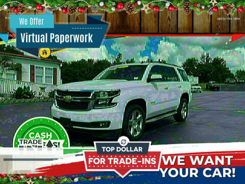 2015 Chevrolet Tahoe for sale at Rock 'N Roll Auto Sales in West Columbia SC