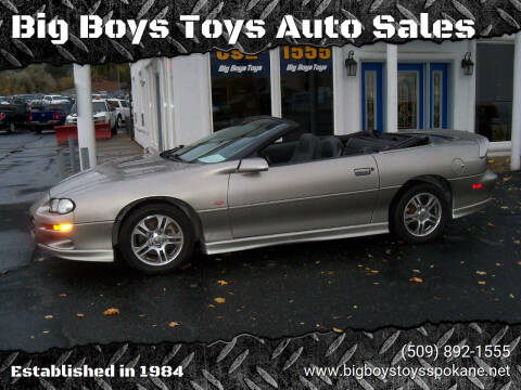 2002 Chevrolet Camaro for sale at Big Boys Toys Auto Sales in Spokane Valley WA