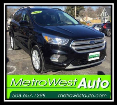 2018 Ford Escape for sale at Metro West Auto in Bellingham MA