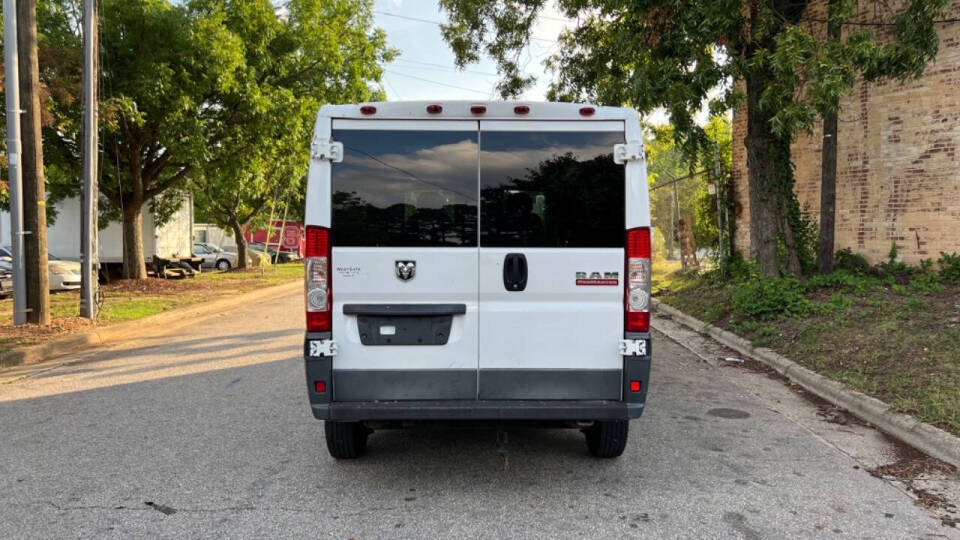 2017 Ram ProMaster for sale at East Auto Sales LLC in Raleigh, NC