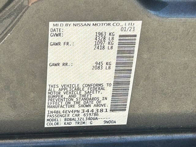 2023 Nissan Altima 2.5 SL