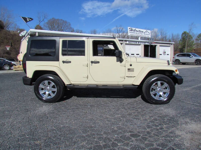 2011 Jeep Wrangler Unlimited for sale at Hibriten Auto Mart in Lenoir NC