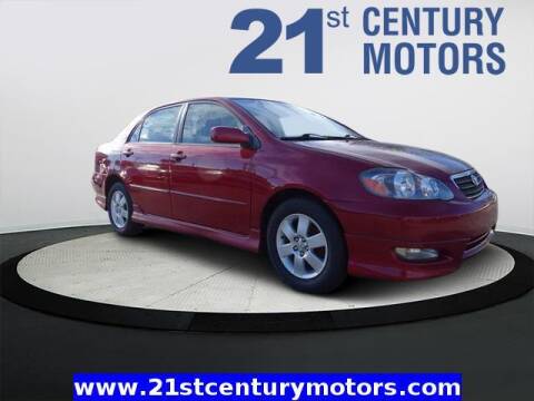2007 Toyota Corolla for sale at 21st Century Motors in Fall River MA