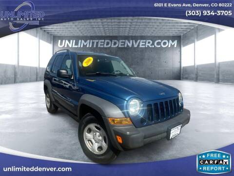 2006 Jeep Liberty for sale at Unlimited Auto Sales in Denver CO