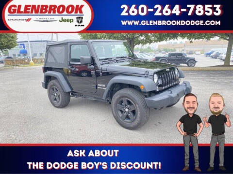 2018 Jeep Wrangler JK for sale at Glenbrook Dodge Chrysler Jeep Ram and Fiat in Fort Wayne IN