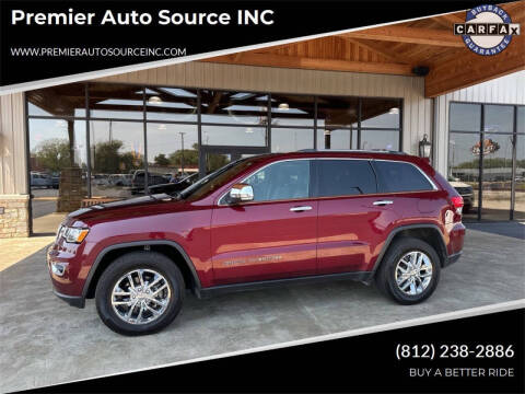 2019 Jeep Grand Cherokee for sale at Premier Auto Source INC in Terre Haute IN