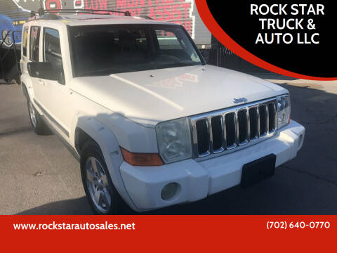 2007 Jeep Commander for sale at ROCK STAR TRUCK & AUTO LLC in Las Vegas NV