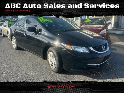 2015 Honda Civic for sale at ABC Auto Sales and Services in New Castle DE