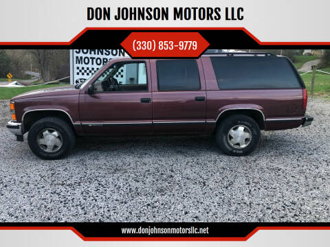 1996 Chevrolet Suburban for sale at DON JOHNSON MOTORS LLC in Lisbon OH