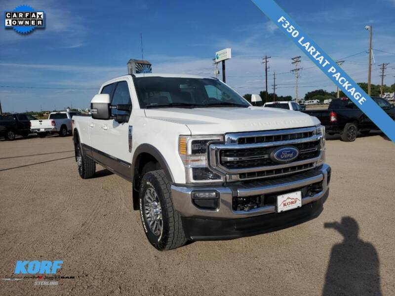 2021 Ford F-350 Super Duty for sale at Tony Peckham @ Korf Motors in Sterling CO