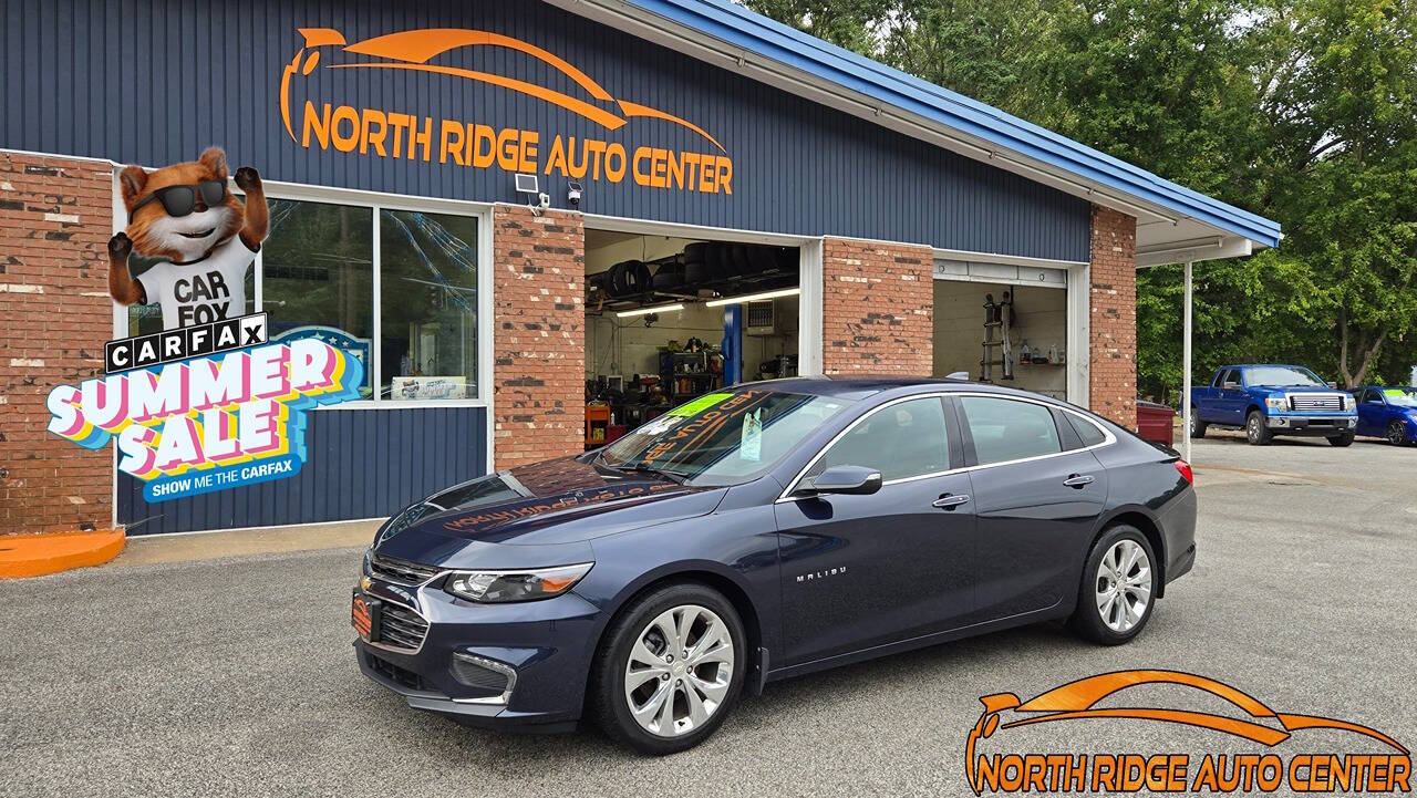 2017 Chevrolet Malibu for sale at North Ridge Auto Center LLC in Madison, OH