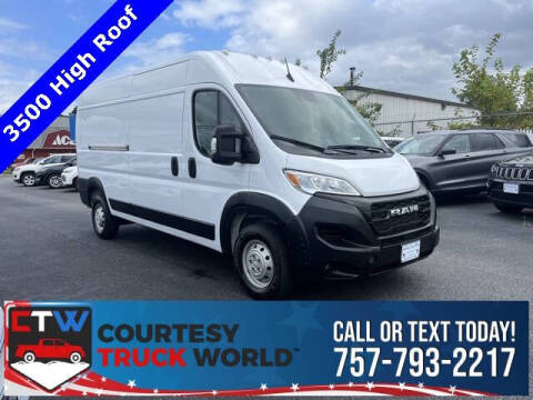 2023 RAM ProMaster for sale at Courtesy Auto Sales in Chesapeake VA