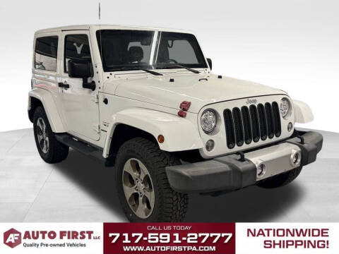 2018 Jeep Wrangler JK for sale at Auto First in Mechanicsburg PA