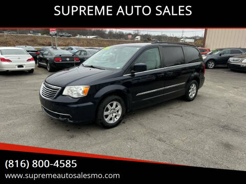 2011 Chrysler Town and Country for sale at SUPREME AUTO SALES in Grandview MO