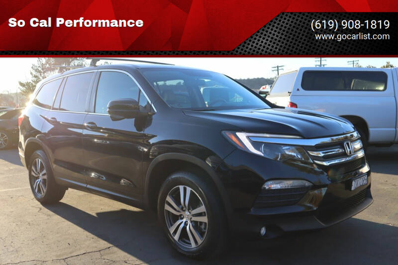 2016 Honda Pilot for sale at So Cal Performance in San Diego CA