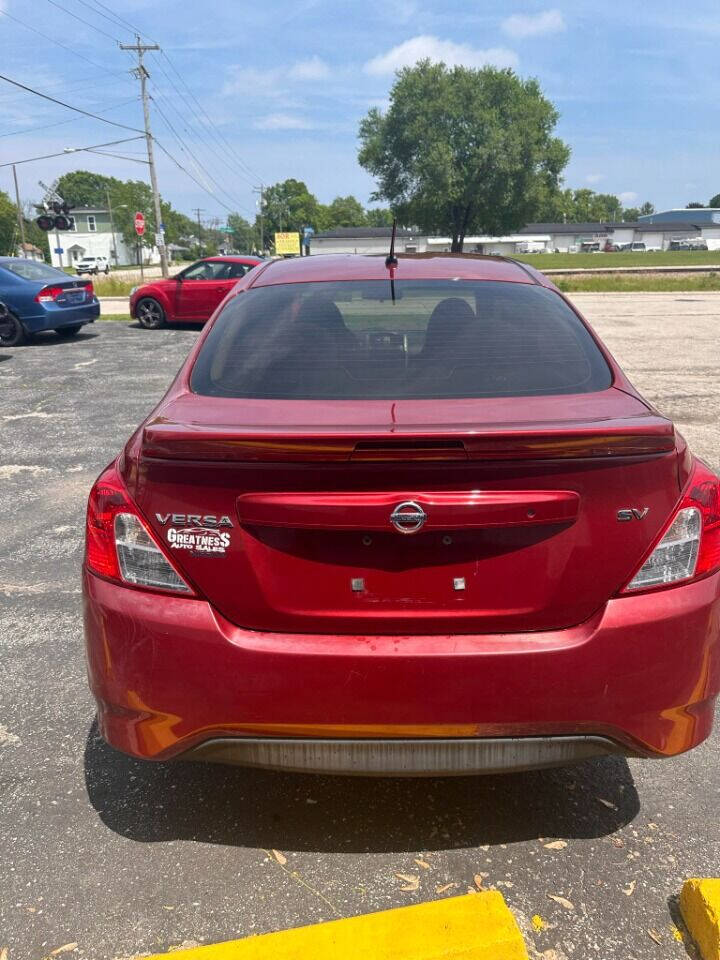 2017 Nissan Versa for sale at GREATNESS AUTO SALES in Green Bay, WI