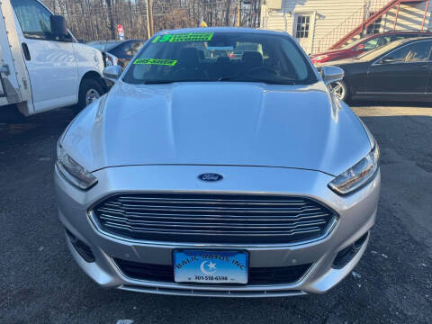 2013 Ford Fusion Energi for sale at Balic Autos Inc in Lanham MD