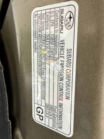 2020 Subaru Outback Premium