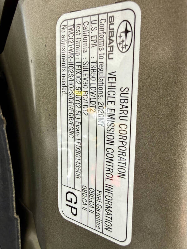 2020 Subaru Outback Premium