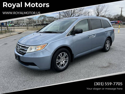 2013 Honda Odyssey for sale at Royal Motors in Hyattsville MD