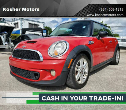 2012 MINI Cooper Hardtop for sale at Kosher Motors in Hollywood FL