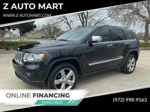 2012 Jeep Grand Cherokee for sale at Z AUTO MART in Lewisville TX