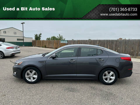 2015 Kia Optima for sale at Used a Bit Auto Sales in Fargo ND