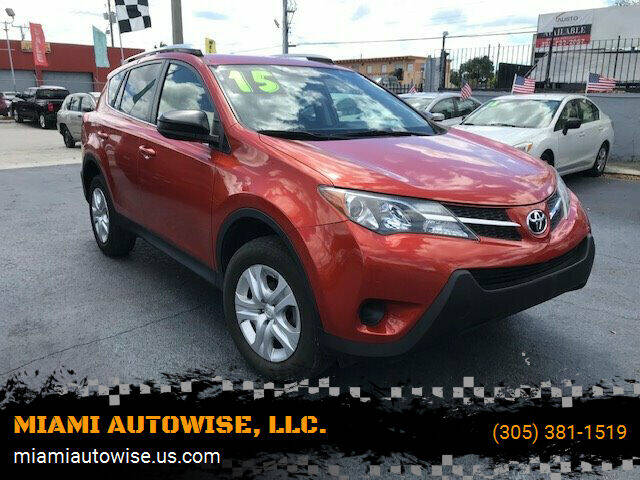 2015 Toyota RAV4 for sale at MIAMI AUTOWISE, LLC. in Miami FL