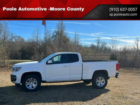 2022 Chevrolet Colorado for sale at Poole Automotive -Moore County in Aberdeen NC