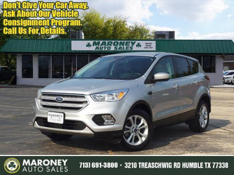 2019 Ford Escape for sale at Maroney Auto Sales in Humble TX