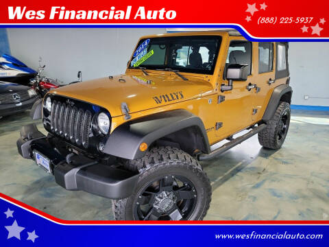 2014 Jeep Wrangler Unlimited for sale at Wes Financial Auto in Dearborn Heights MI