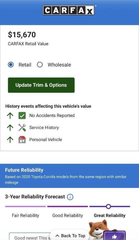 2020 Toyota Corolla LE