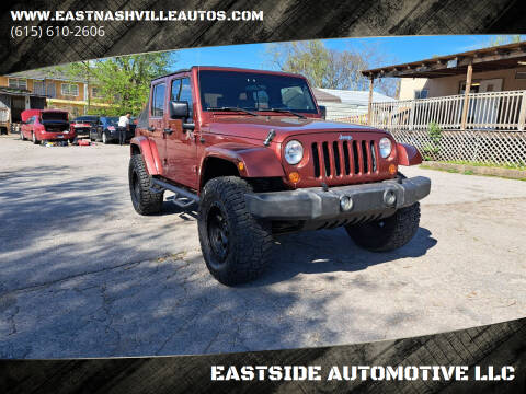 2007 Jeep Wrangler Unlimited for sale at EASTSIDE AUTOMOTIVE LLC in Nashville TN