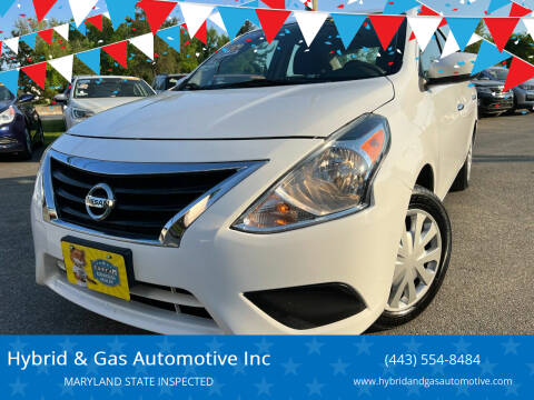 2015 Nissan Versa for sale at Hybrid & Gas Automotive Inc in Aberdeen MD