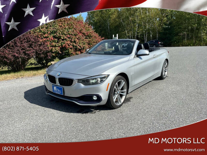 2018 BMW 4 Series for sale at MD Motors LLC in Williston VT