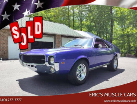1969 AMC AMX for sale at Eric's Muscle Cars in Clarksburg MD