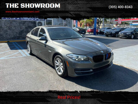 2014 BMW 5 Series for sale at THE SHOWROOM in Miami FL