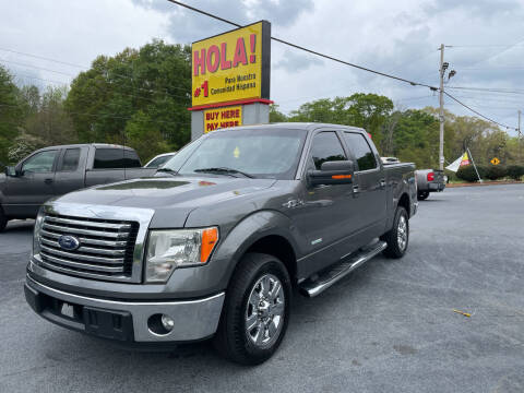 2011 Ford F-150 for sale at NO FULL COVERAGE AUTO SALES LLC in Austell GA